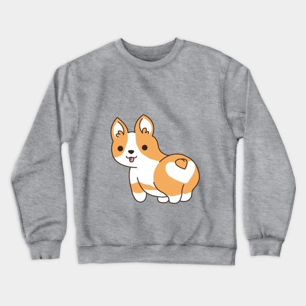 Cute Corgi Crewneck Sweatshirt by mintcorner